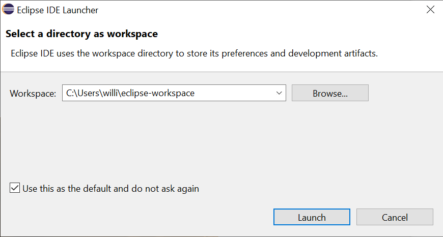 Eclipse Workspace